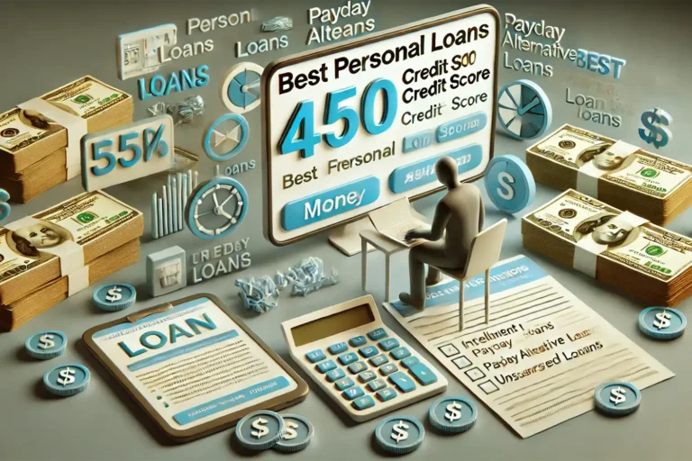 Best Personal Loans for 450 Credit Score: Options and Tips