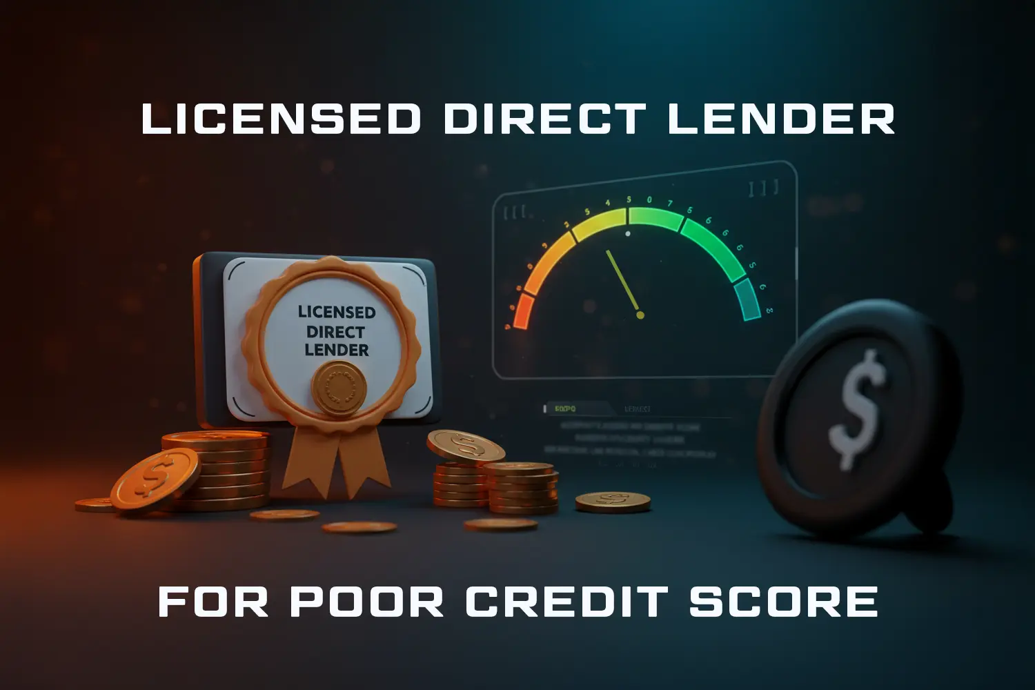 Licensed Direct Lenders for Poor Credit – No Brokers Needed